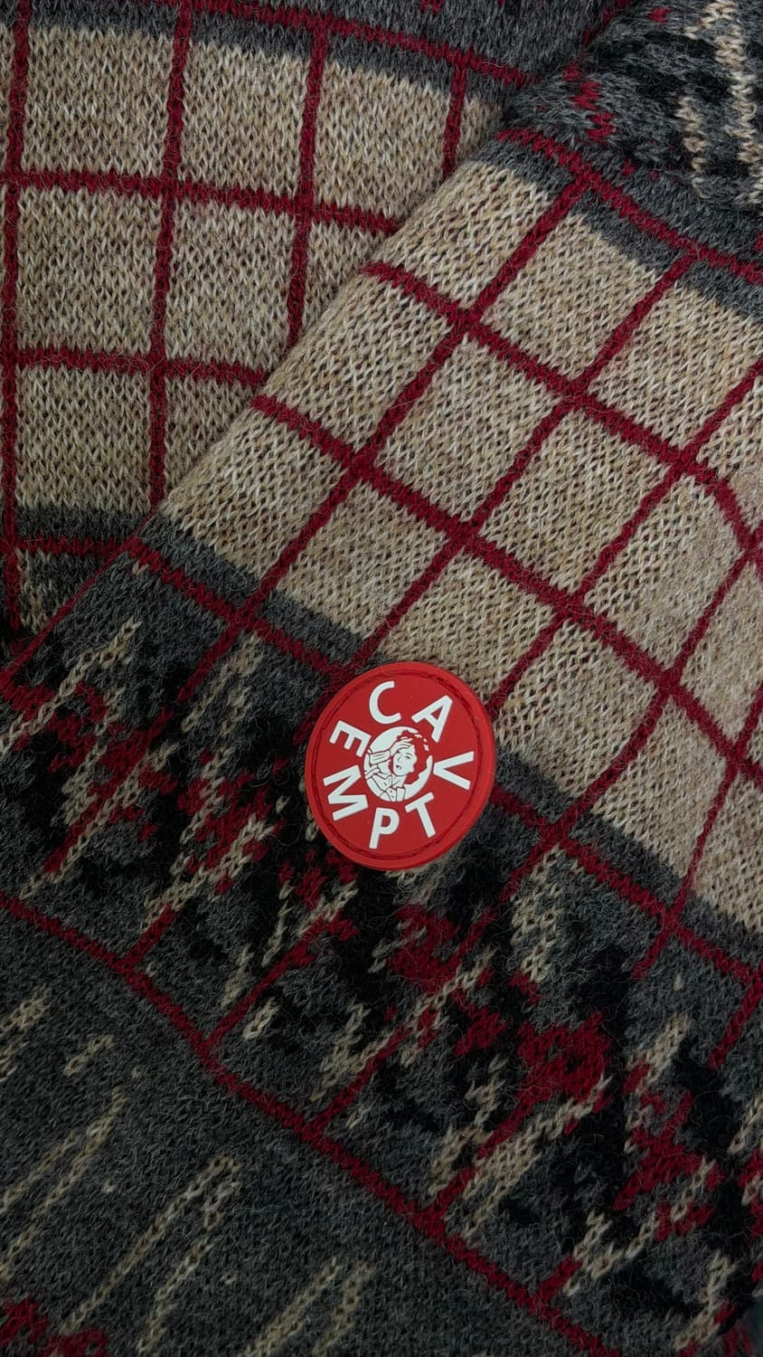 CAV EMPT 웨이브 라인 울 니트 상품이미지3