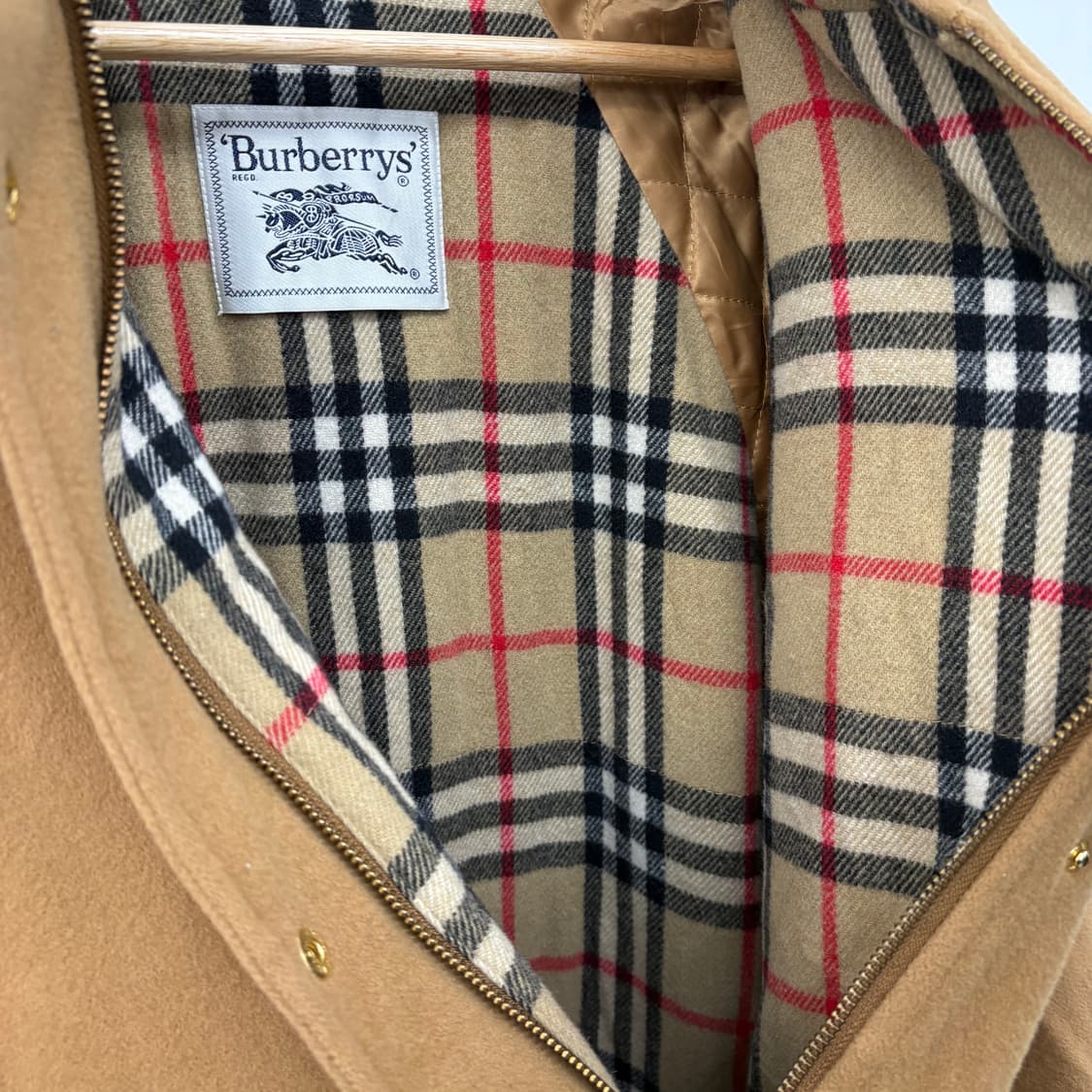 버버리 브라운 후드 코트 여/M 상품이미지5