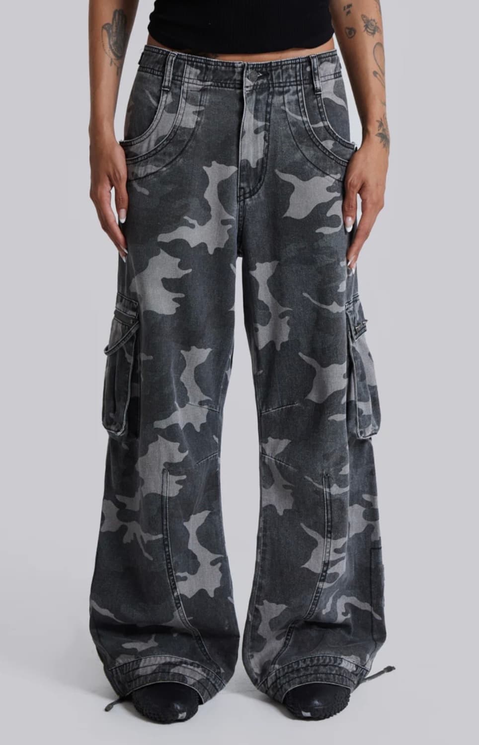 Jaded London 카모 카고 팬츠 W32 상품이미지1