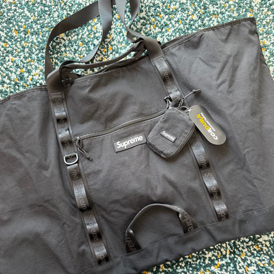 슈프림 XL 토트백 블랙 상품이미지2