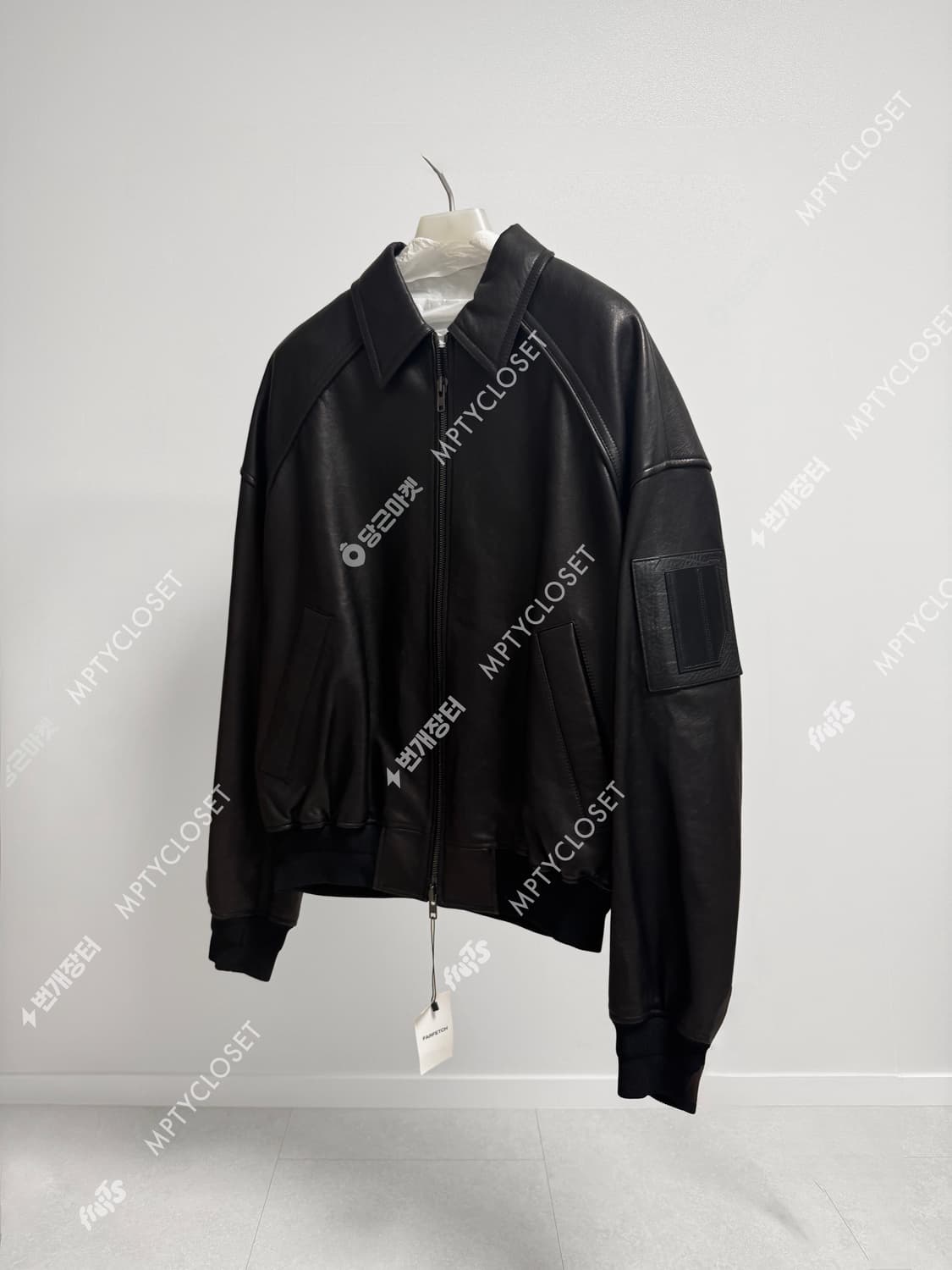 [50] 준지 24ss 259 램스킨 마원 자켓 점퍼 이채민 착용 상품이미지3