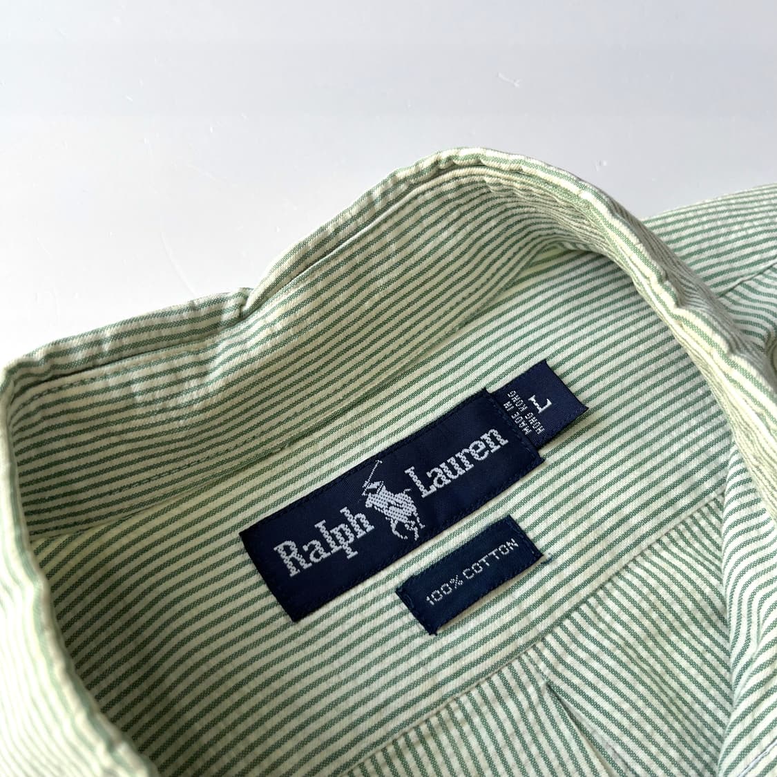 [100-103] 폴로 랄프로렌 시어서커 반팔 셔츠 상품이미지3