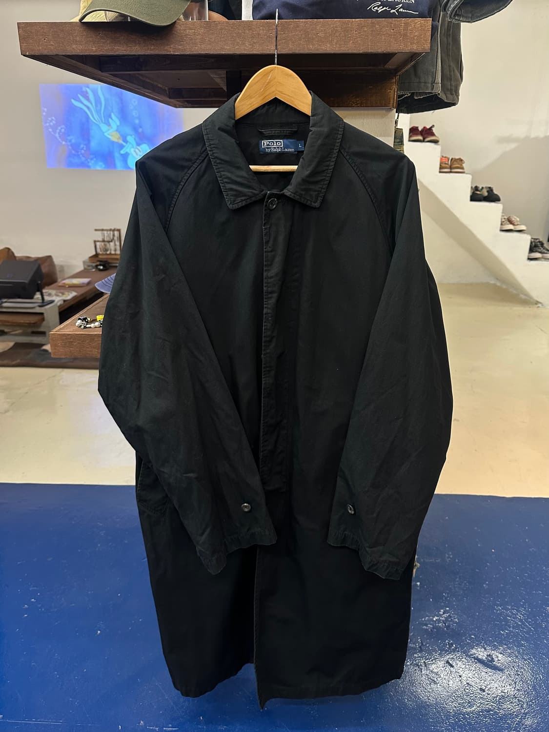 폴로 랄플로렌 싱글 트렌치 맥코트 상품이미지1