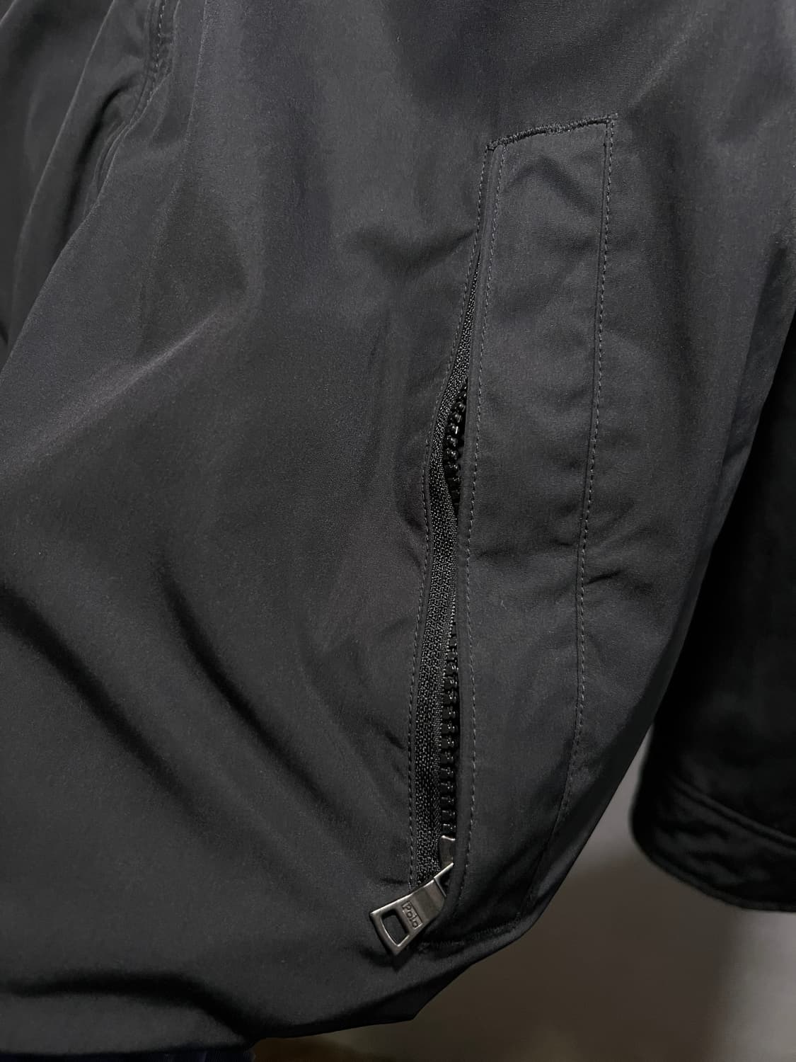 [XL]폴로 랄프로렌 블랙 나일론 플라이트 자켓 상품이미지4