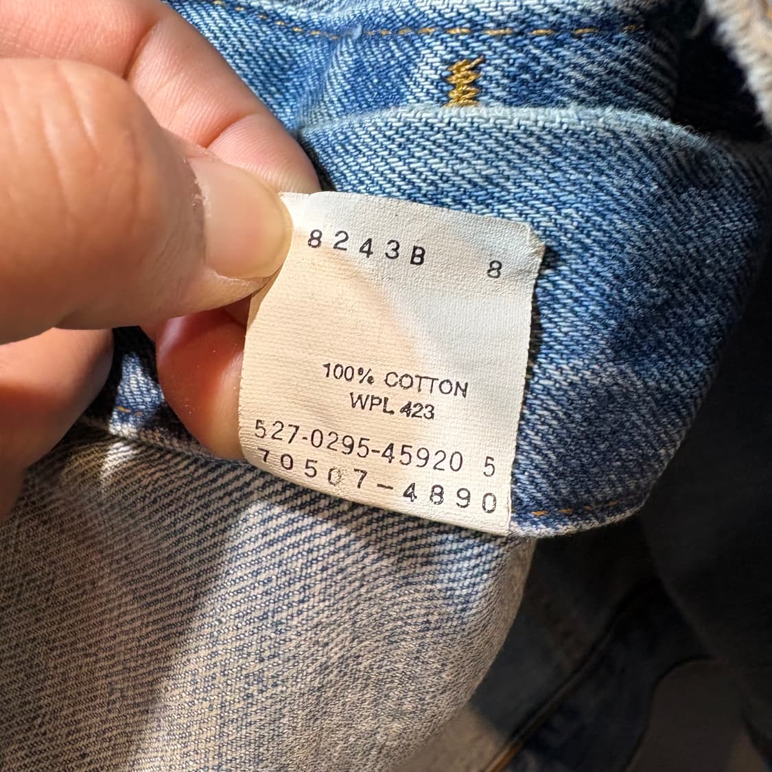 [XXL] LEVI's 리바이스 USA 90‘s 빈티지 데님 자켓 상품이미지7