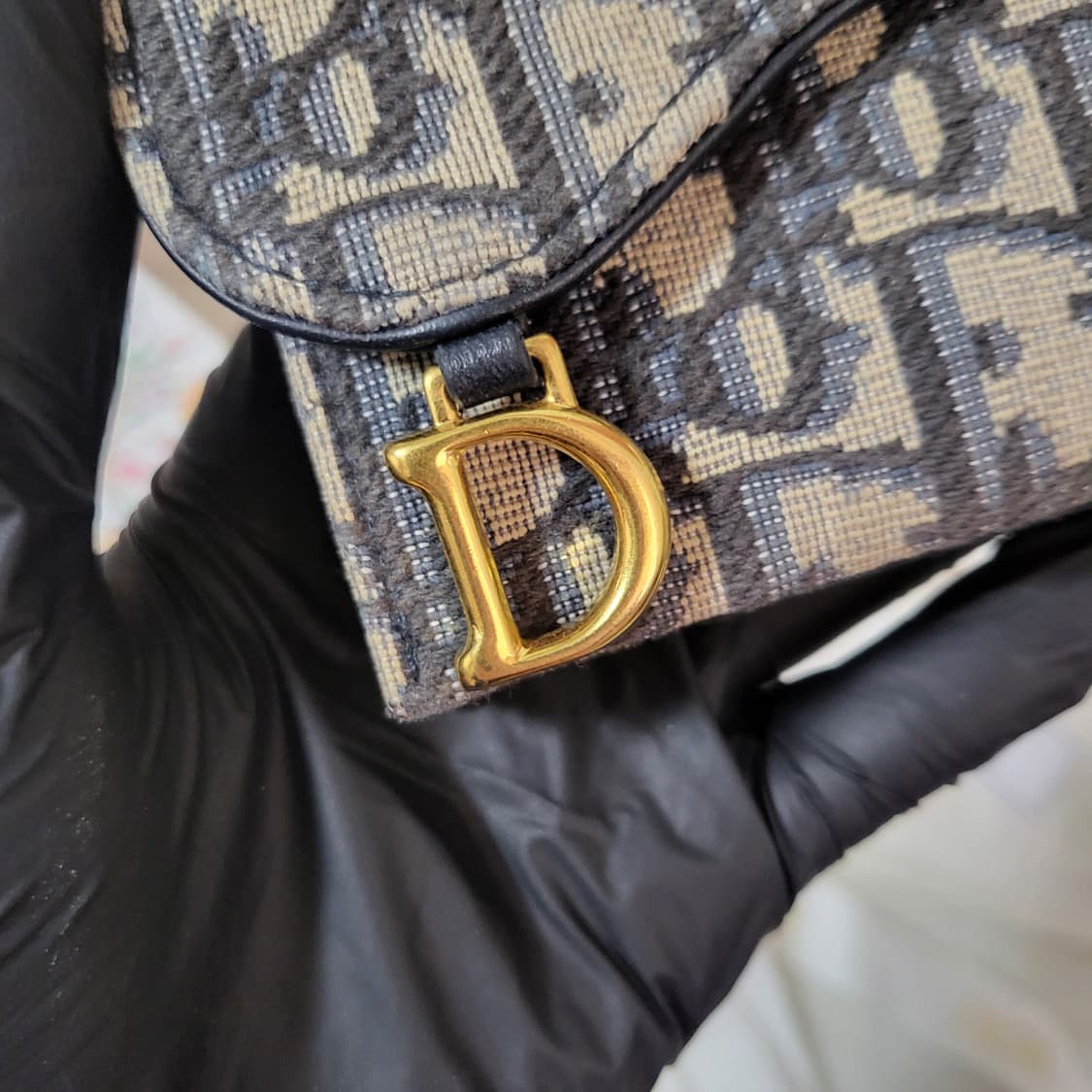 [풀구성] 디올 오블리크 새들 아코디언 카드지갑  상품이미지4