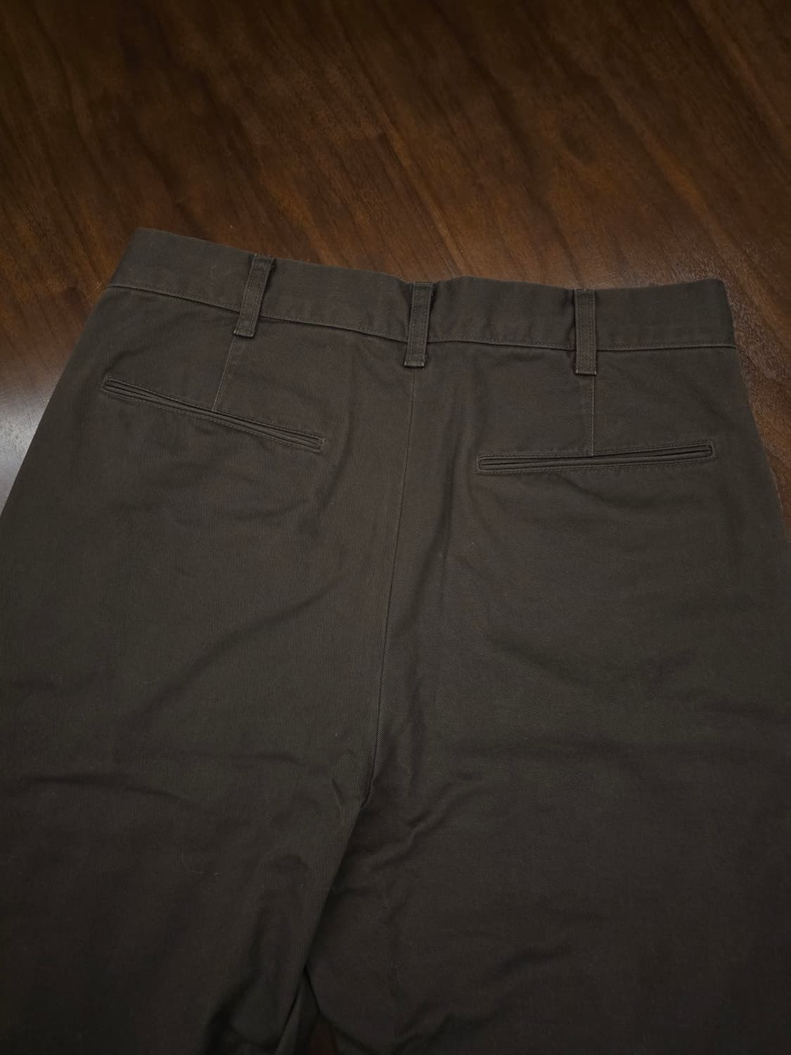 유니클로 스트레이트치노팬츠 브라운 82 새제품 상품이미지5