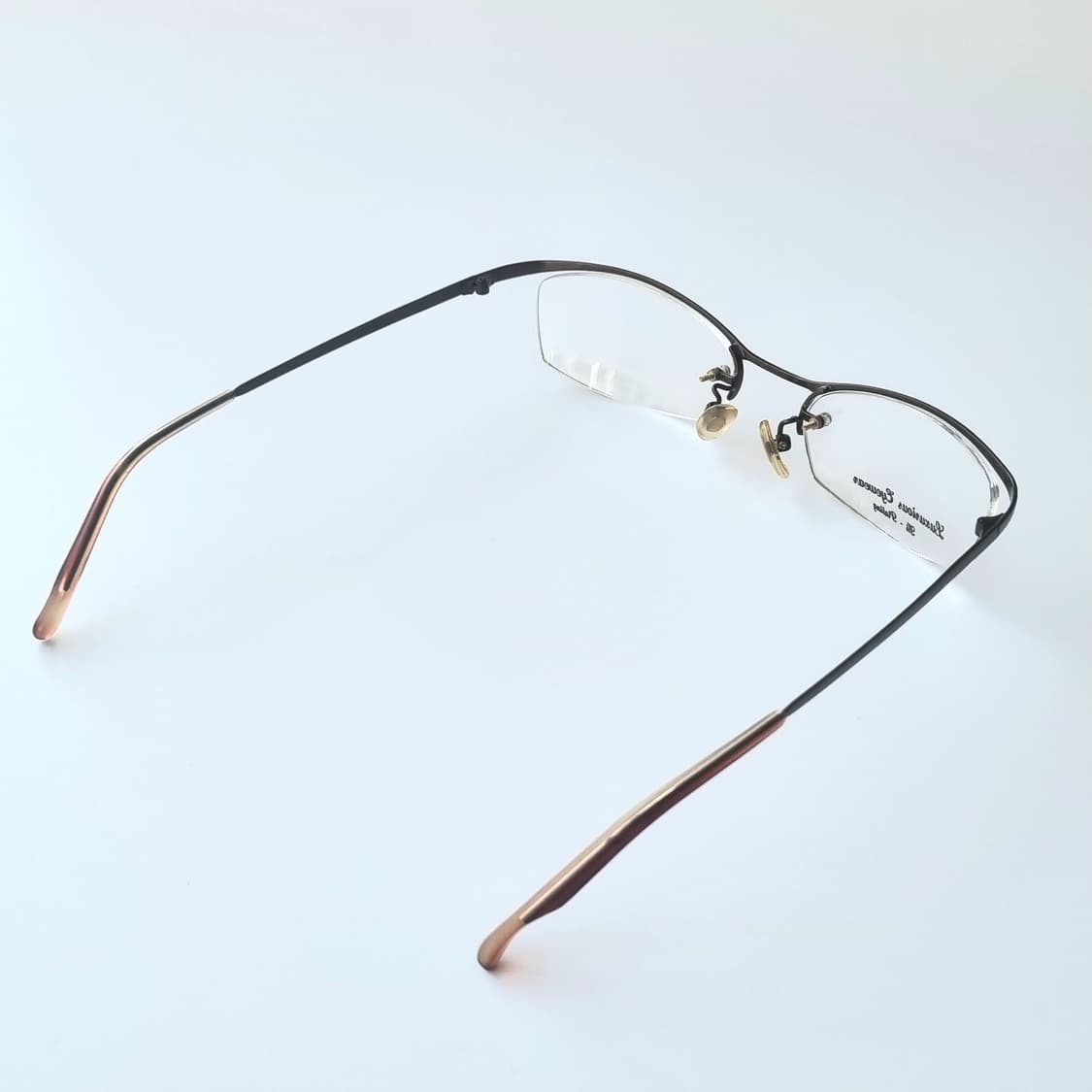 데드스탁 레트로 반무테st 포인트무테 안경테  587 상품이미지5