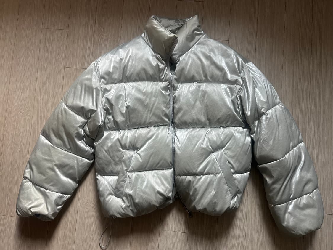 나체 리버시블 패딩 실버 상품이미지7