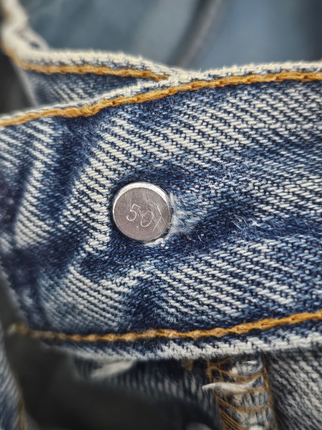 90's 리바이스 501 자수 데님 상품이미지7