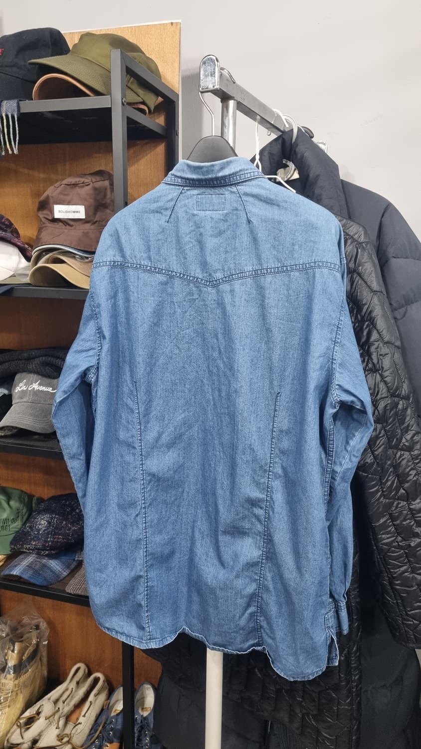 ((Songzio homme)) 데님셔츠 95사이즈 컨디션10/8 상품이미지3