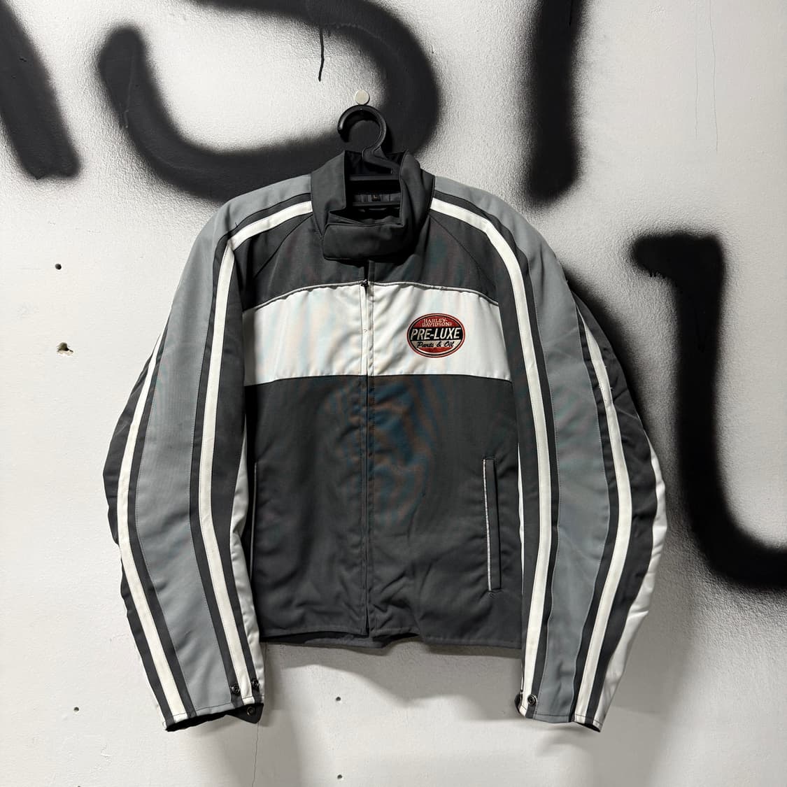 할리데이비슨 Pre-Luxe 빅 자수 패치 배색 라이딩 기어 자켓 상품이미지1