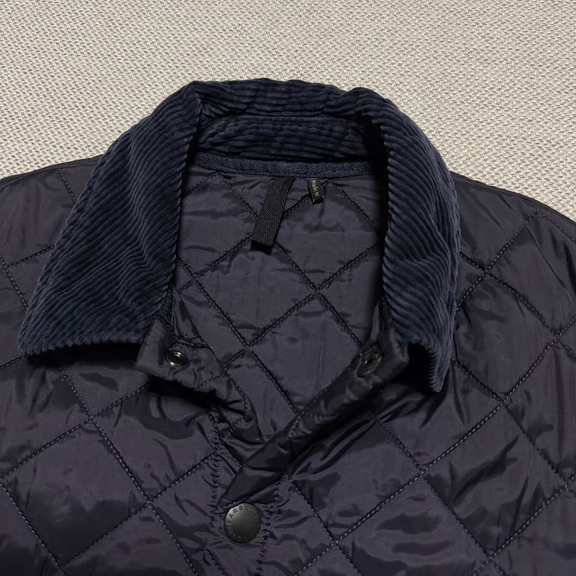 Barbour 바버 카라 퀄팅 자켓 상품이미지3