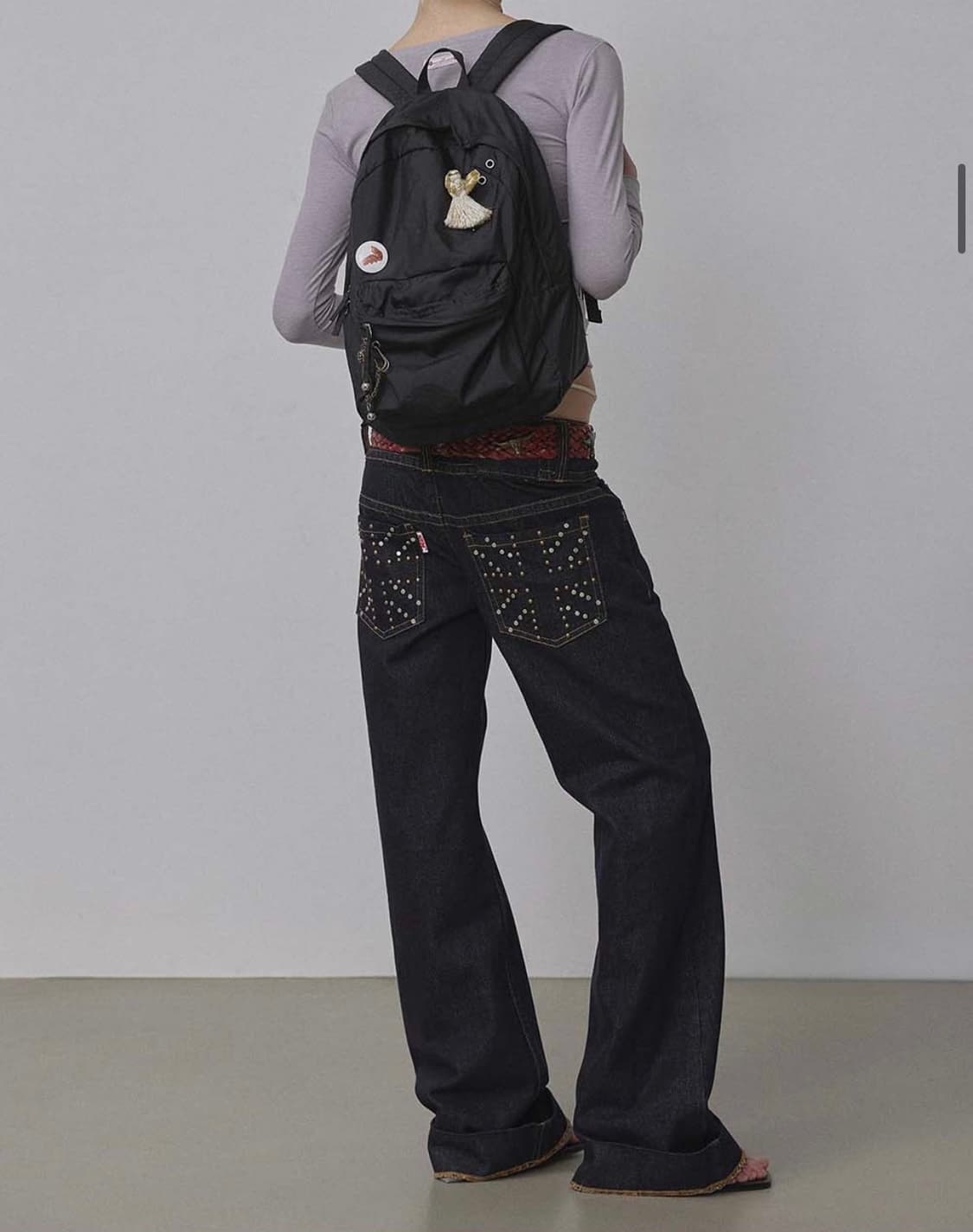 스컬프터 로우라이즈 데님 S (제니착용) Union Jack Engine 상품이미지3