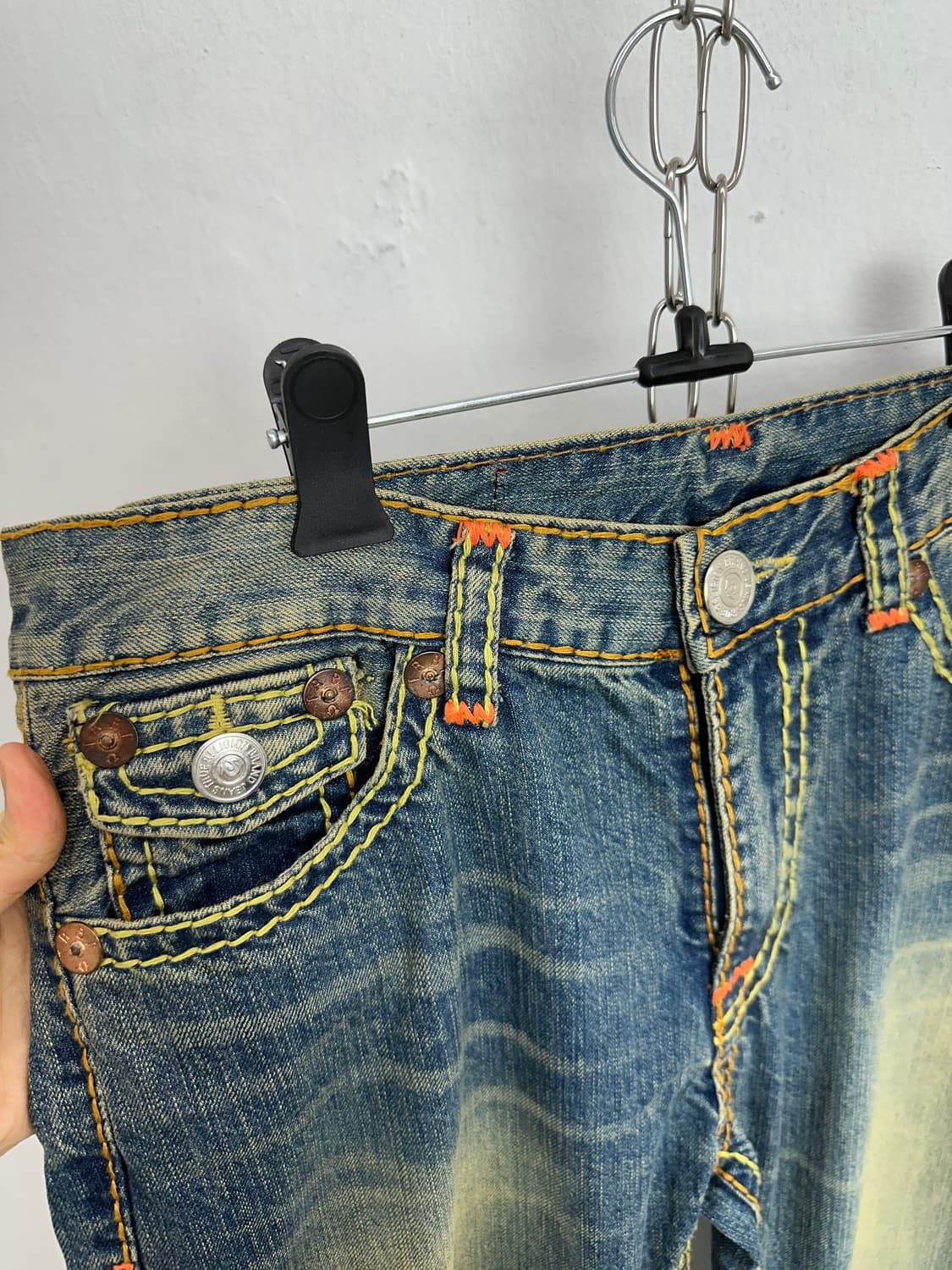 True Religion Joey Super T Rainbow Stitc 상품이미지9