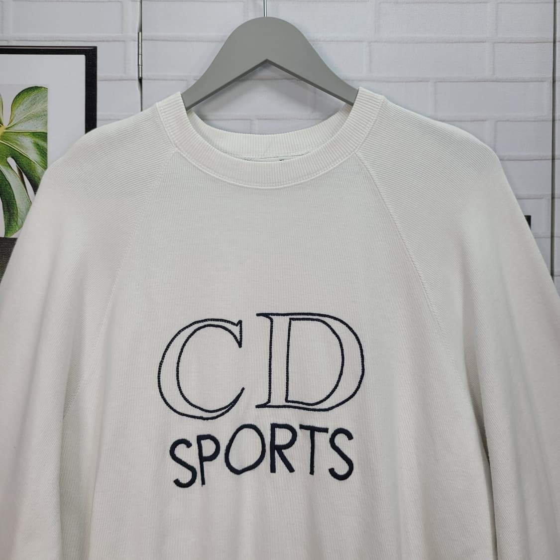 90s 크리스찬 디올 빅로고 맨투맨 긴팔 티셔츠 90사이즈 상품이미지2