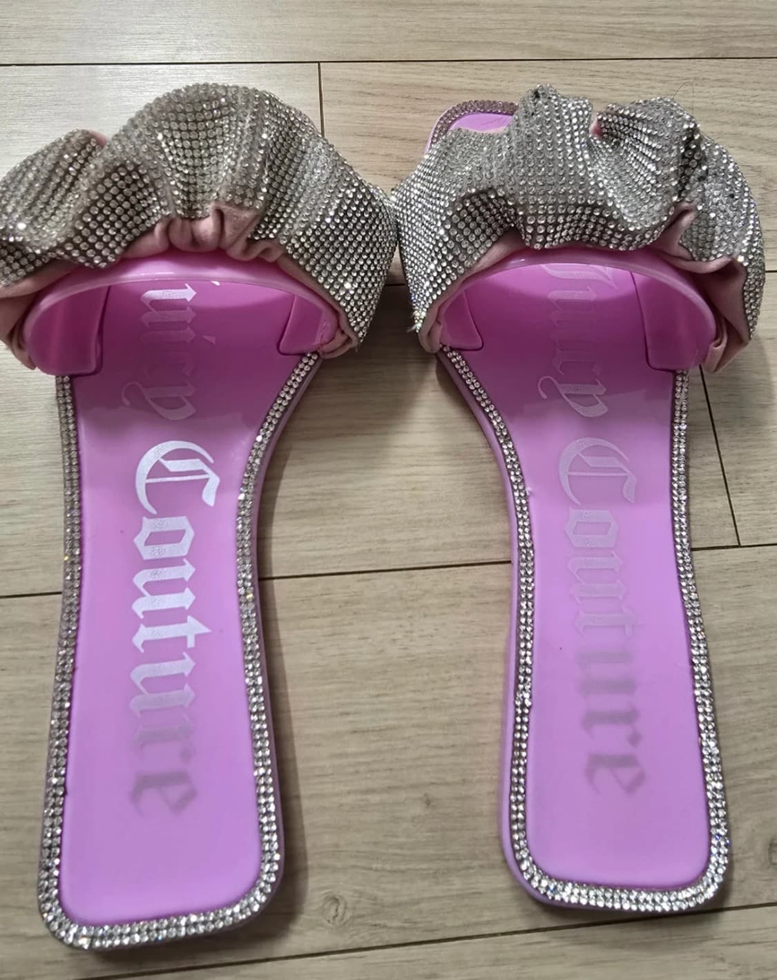 Juicy couture 쥬시 꾸뛰르 젤리 큐빅 샌들 상품이미지2