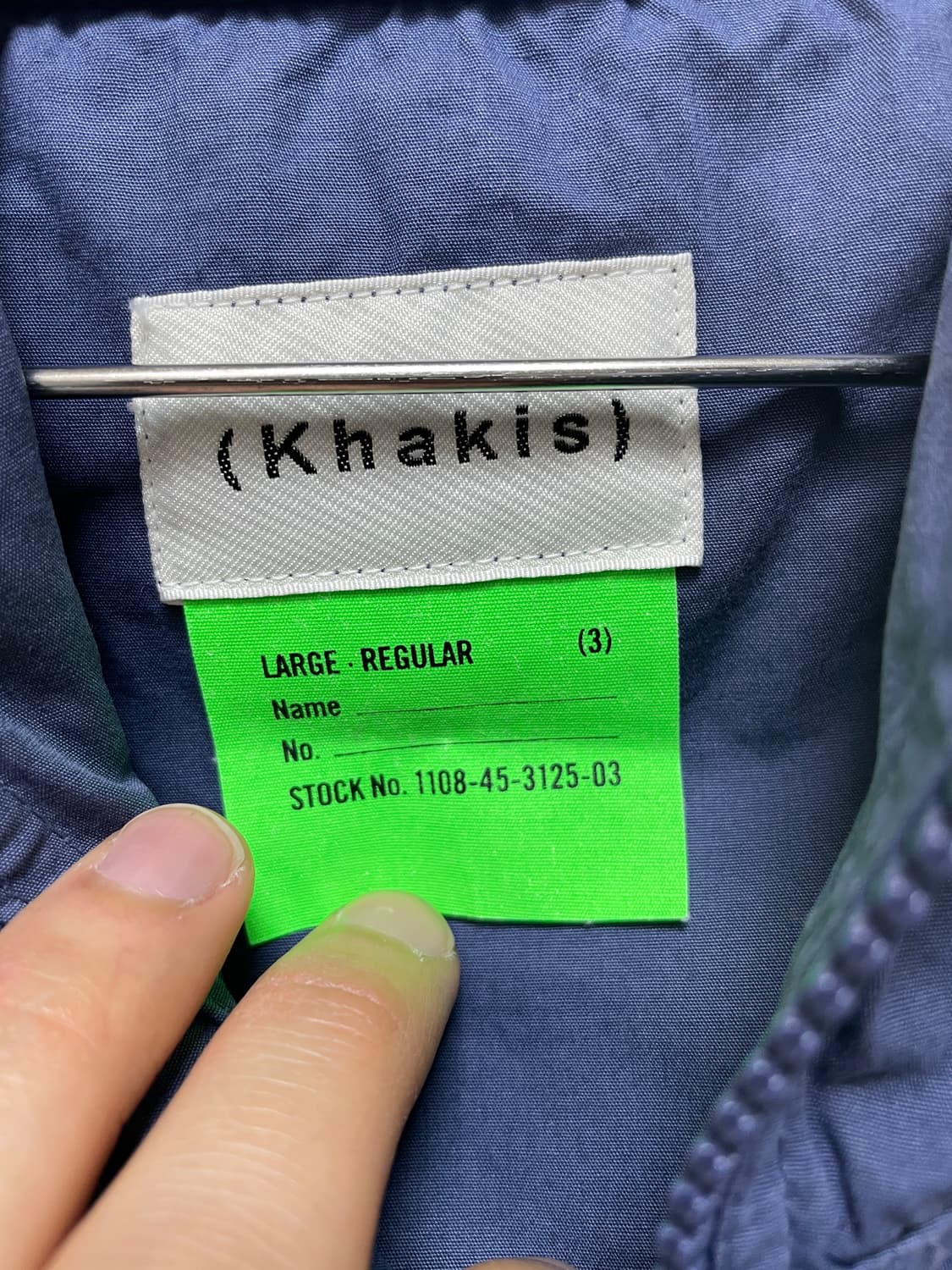 KHAKIS Hoodie Zip Up *Blue 상품이미지2