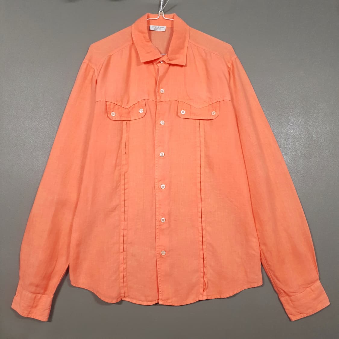 L) Gran Sasso 그란사소 그랑싸쏘 이태리 프리미엄 린넨 셔츠 상품이미지1