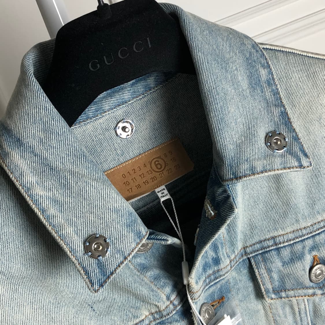 마르지엘라mm6 카라리스 변형 데님자켓 상품이미지5