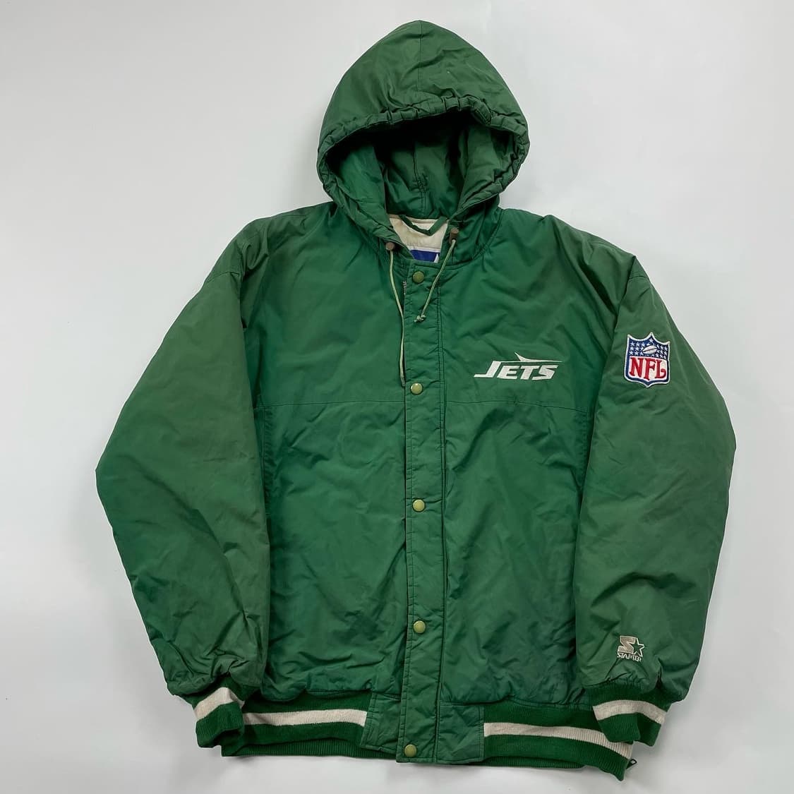 90s 스타터 NFL 제츠 퀄팅자켓 상품이미지3