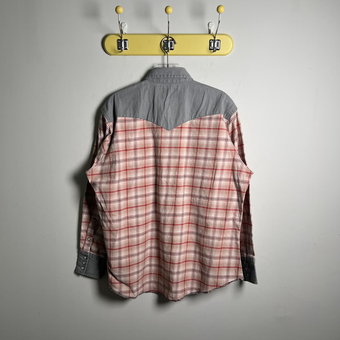 랭글러 포켓 디테일 웨스턴 체크 셔츠  상품이미지2