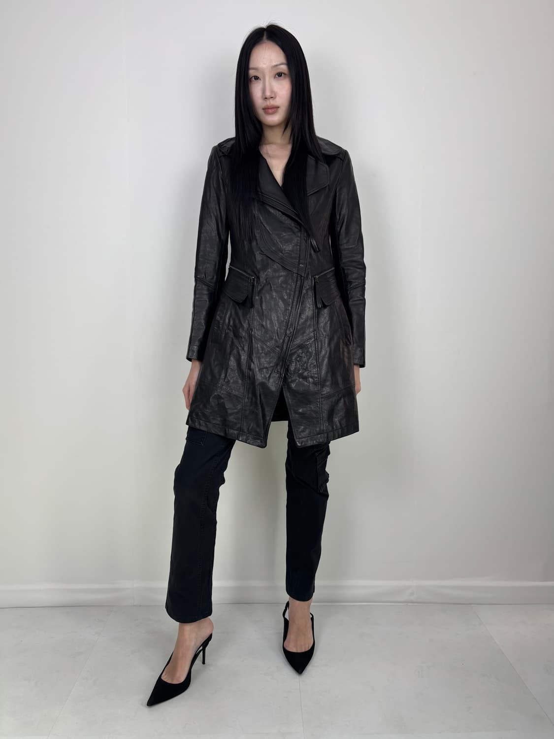 SOFT MID LEATHER JACKET 상품이미지4