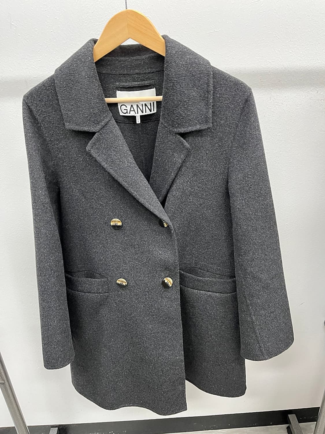 여) 가니 오버 울코트 상품이미지6