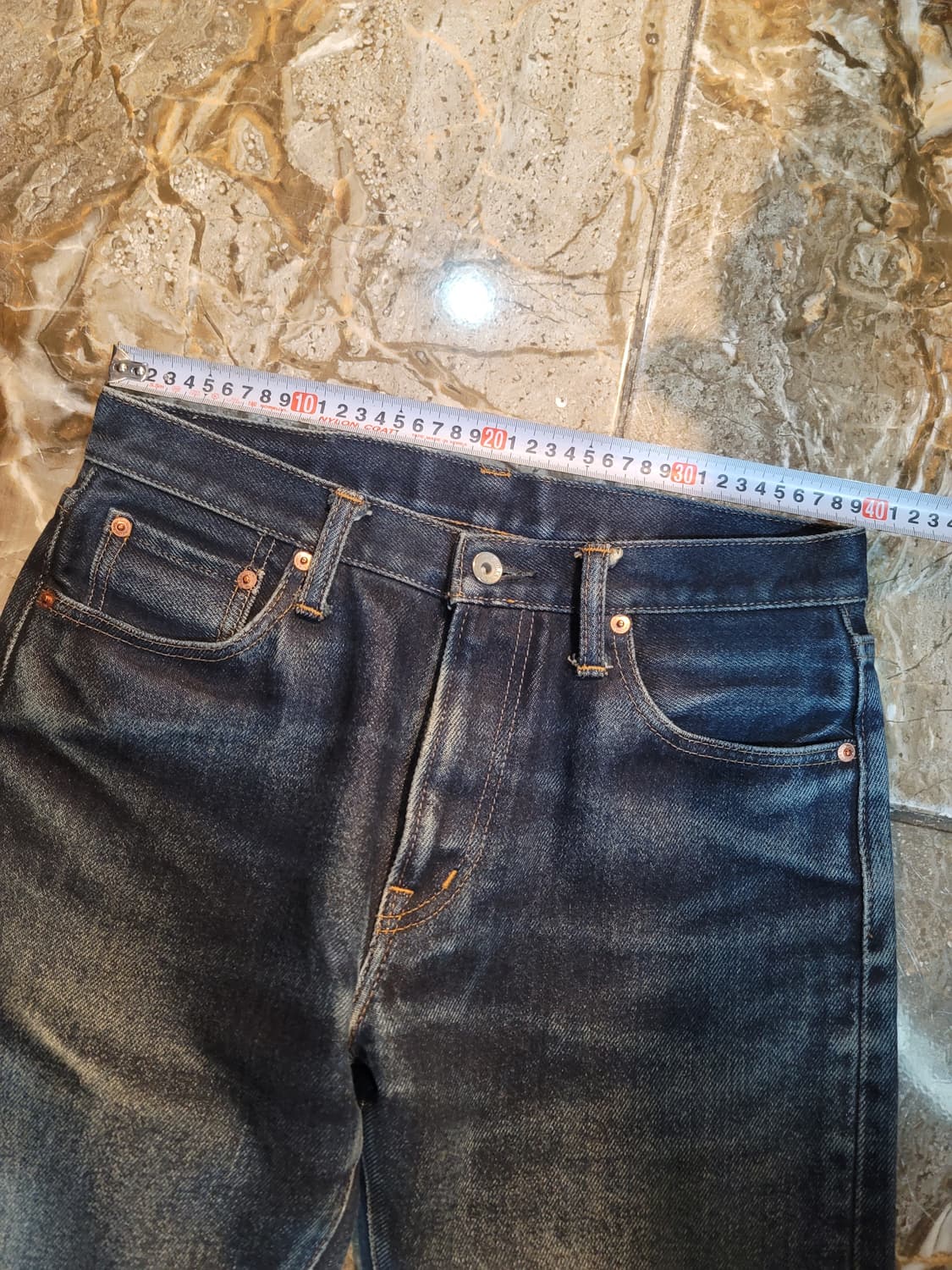 아이언하트 헤비온즈 21oz 하드워시 데님팬츠  상품이미지5