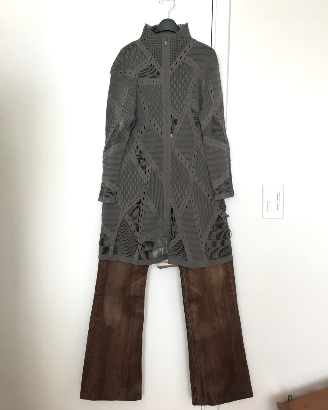 Hiroko Koshino cut-out zip-up 상품이미지2