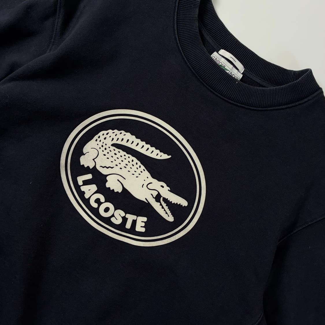 Lacoste  라코스테 코튼 빅크록 다크네이비 맨투맨  상품이미지3