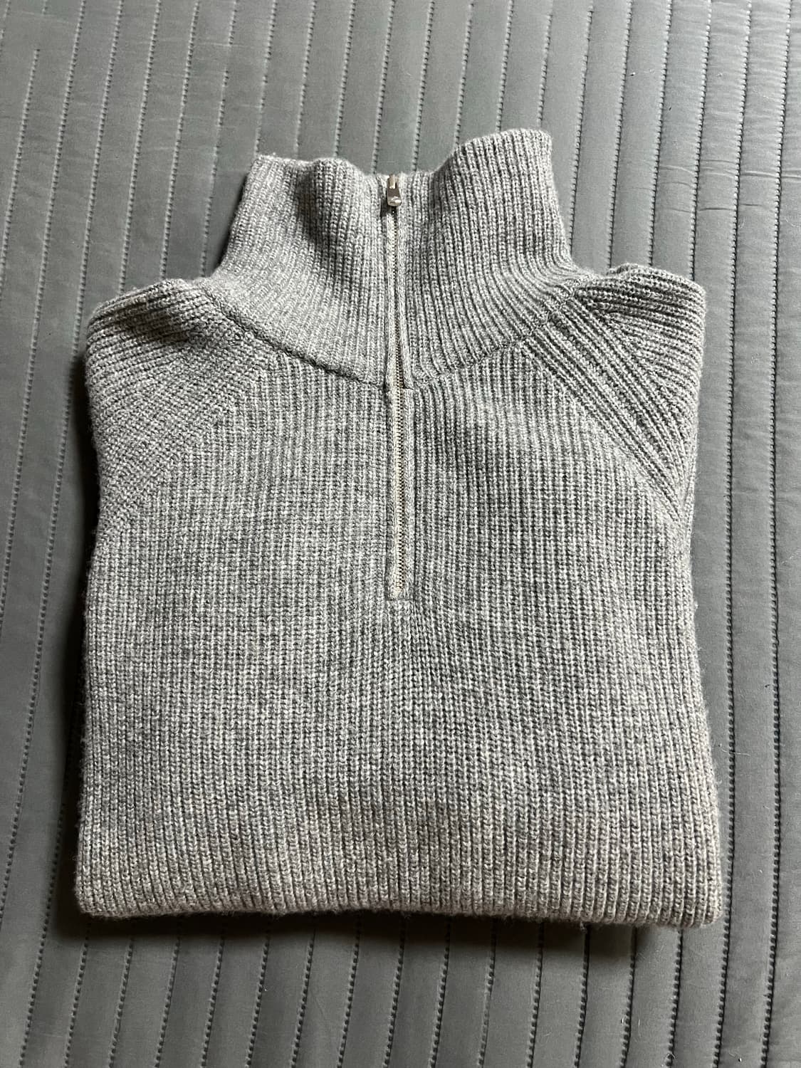 월스와일무브먼트 캐시미어 하프집업 니트 상품이미지9