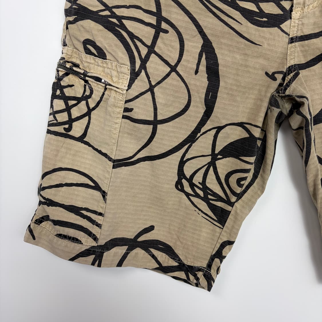 스투시 퓨츄라 패턴 반바지 팬츠 상품이미지3