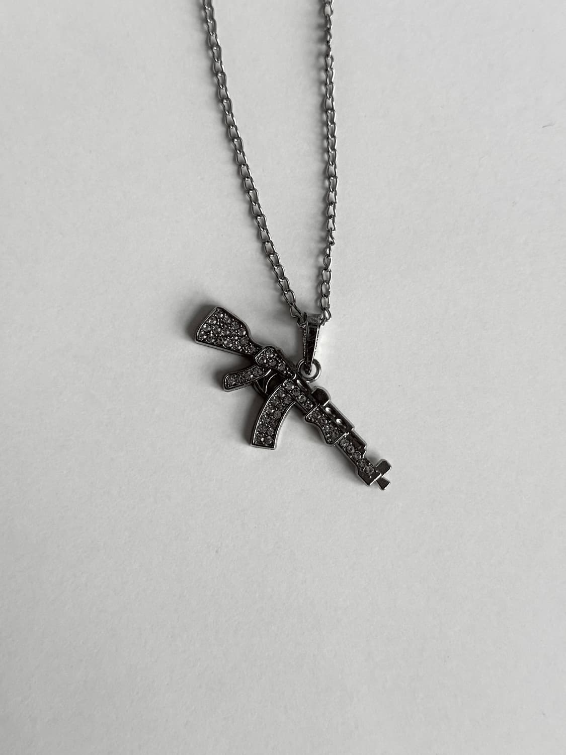 총 큐빅 목걸이  상품이미지1