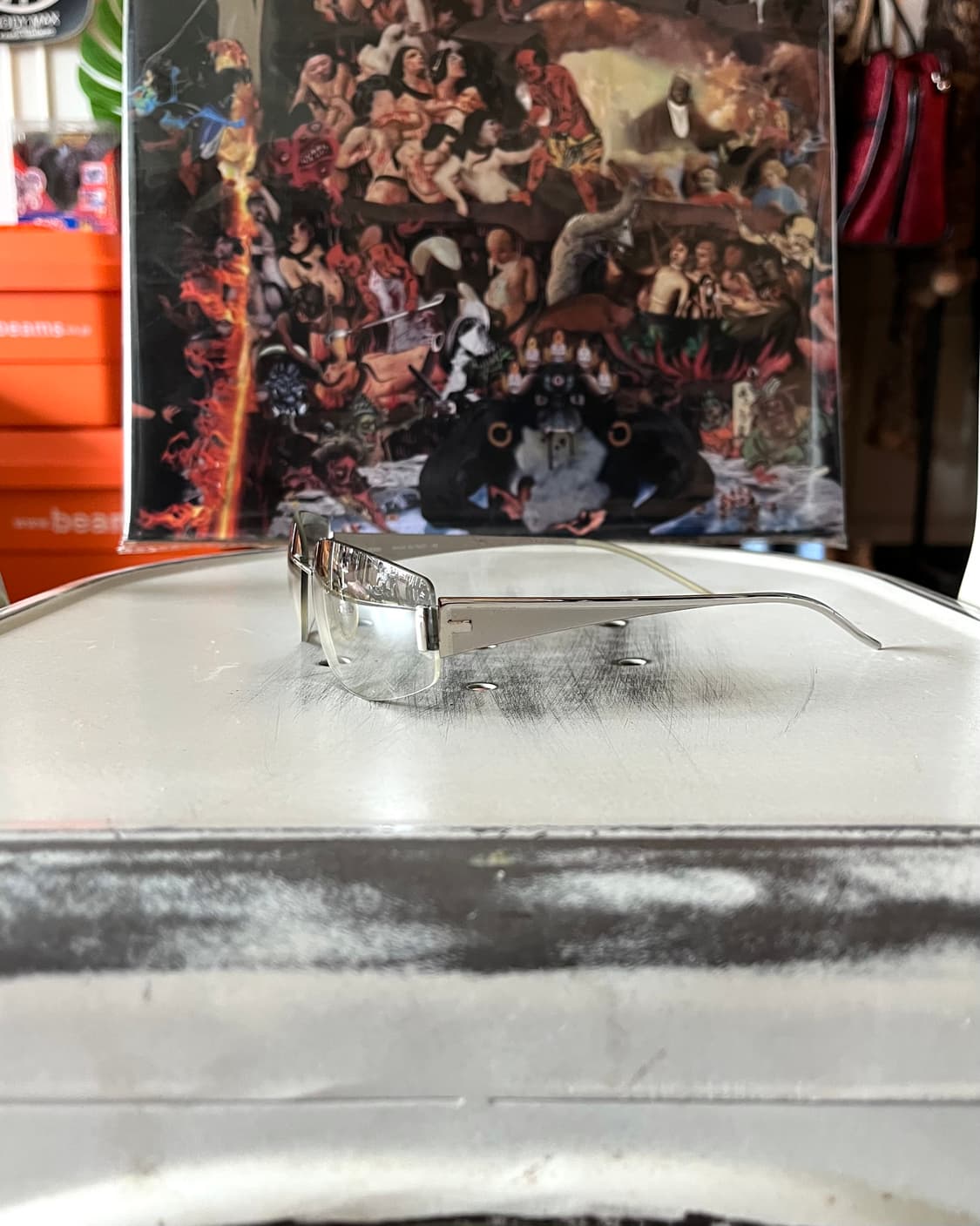 90-00s Old FENDI Rimless Sunglass 상품이미지5