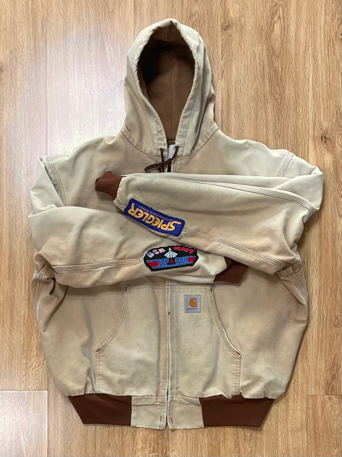 택포) 90s Made USA 칼하트 J131 빈티지 액티브 워크자켓 상품이미지1