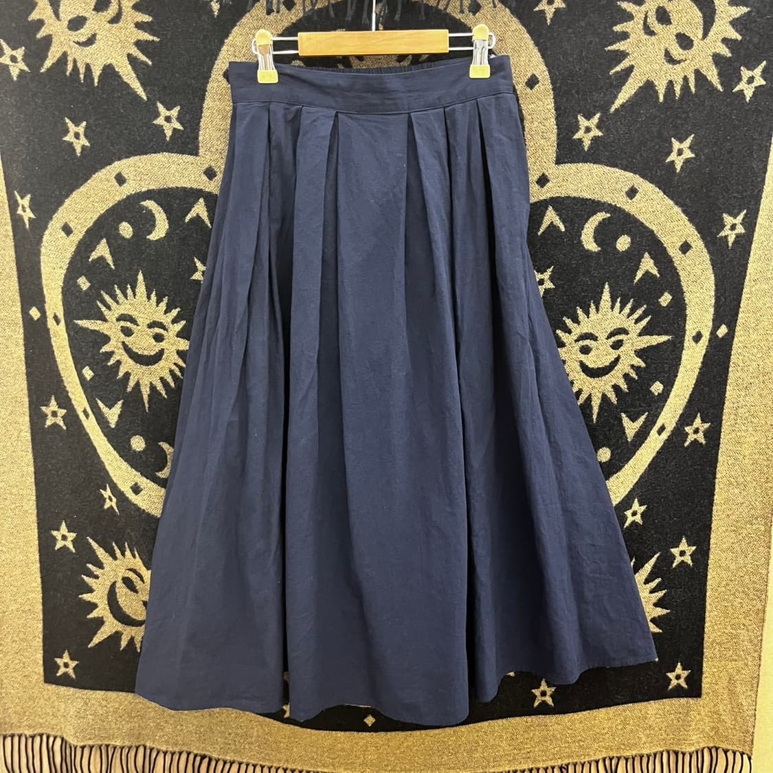 빈티지 핀턱 플리츠 플레어 프린세스 롱스커트 K0154 상품이미지3