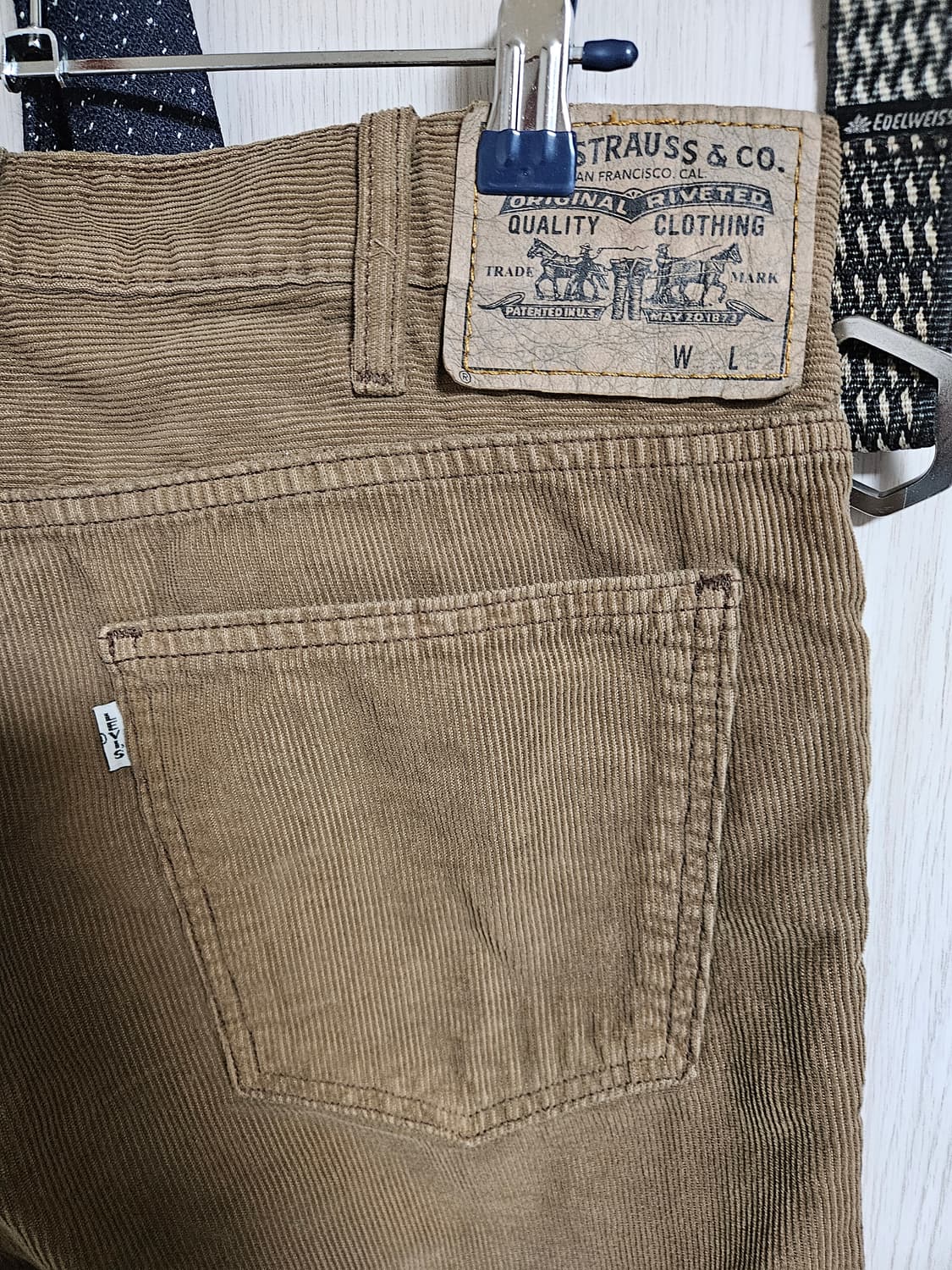 Lvc 화이트탭 코듀로이 팬츠 32x32 리바이스 519 상품이미지3