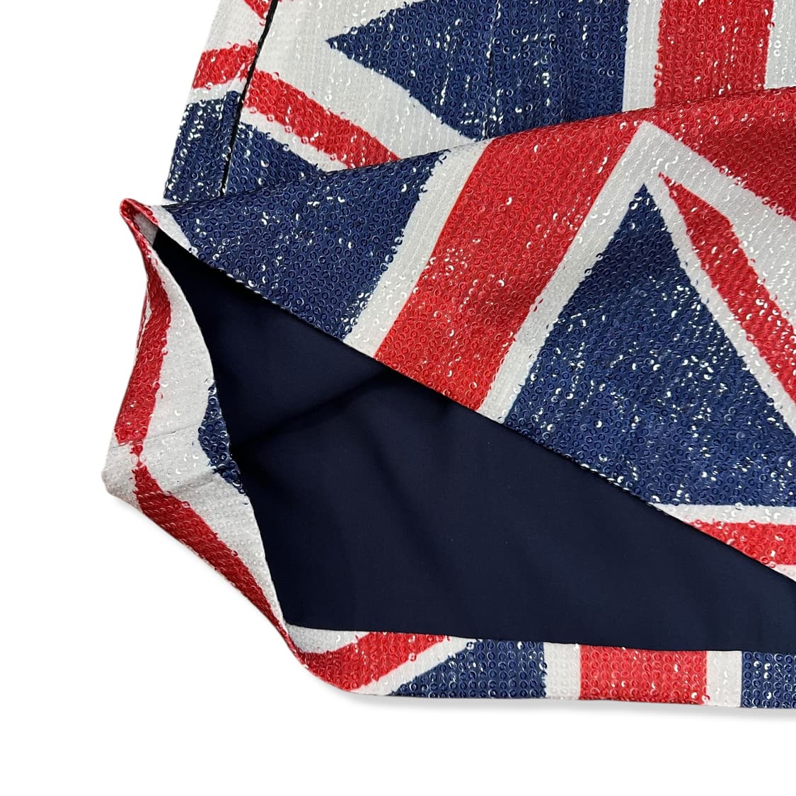Sequin Union Jack Low waist Mini Skirt 상품이미지2