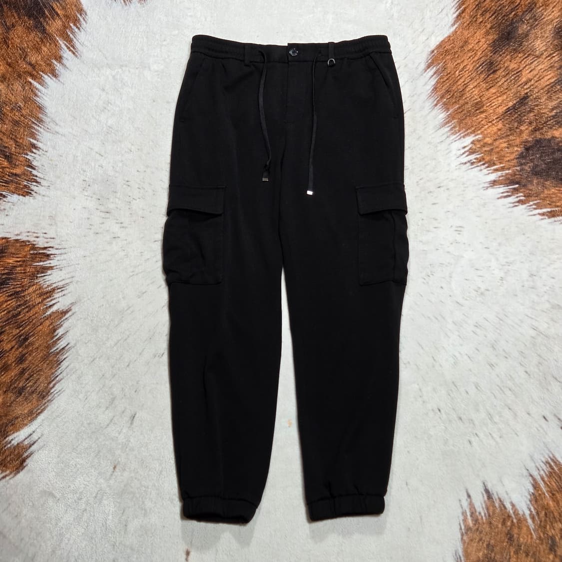 빈티지 블랙 카고 조거팬츠 상품이미지1
