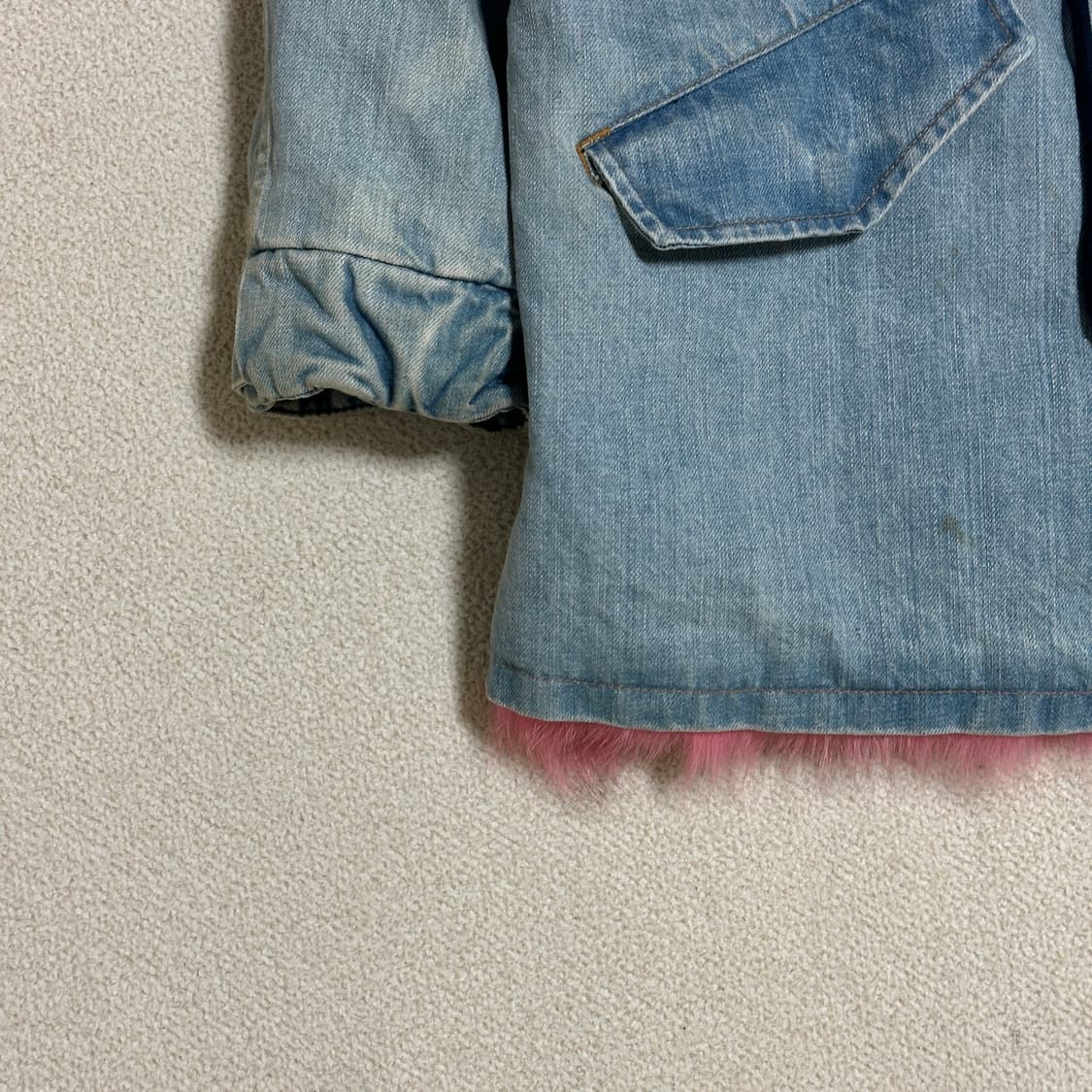 Furs66 퍼 데님 자켓 상품이미지5