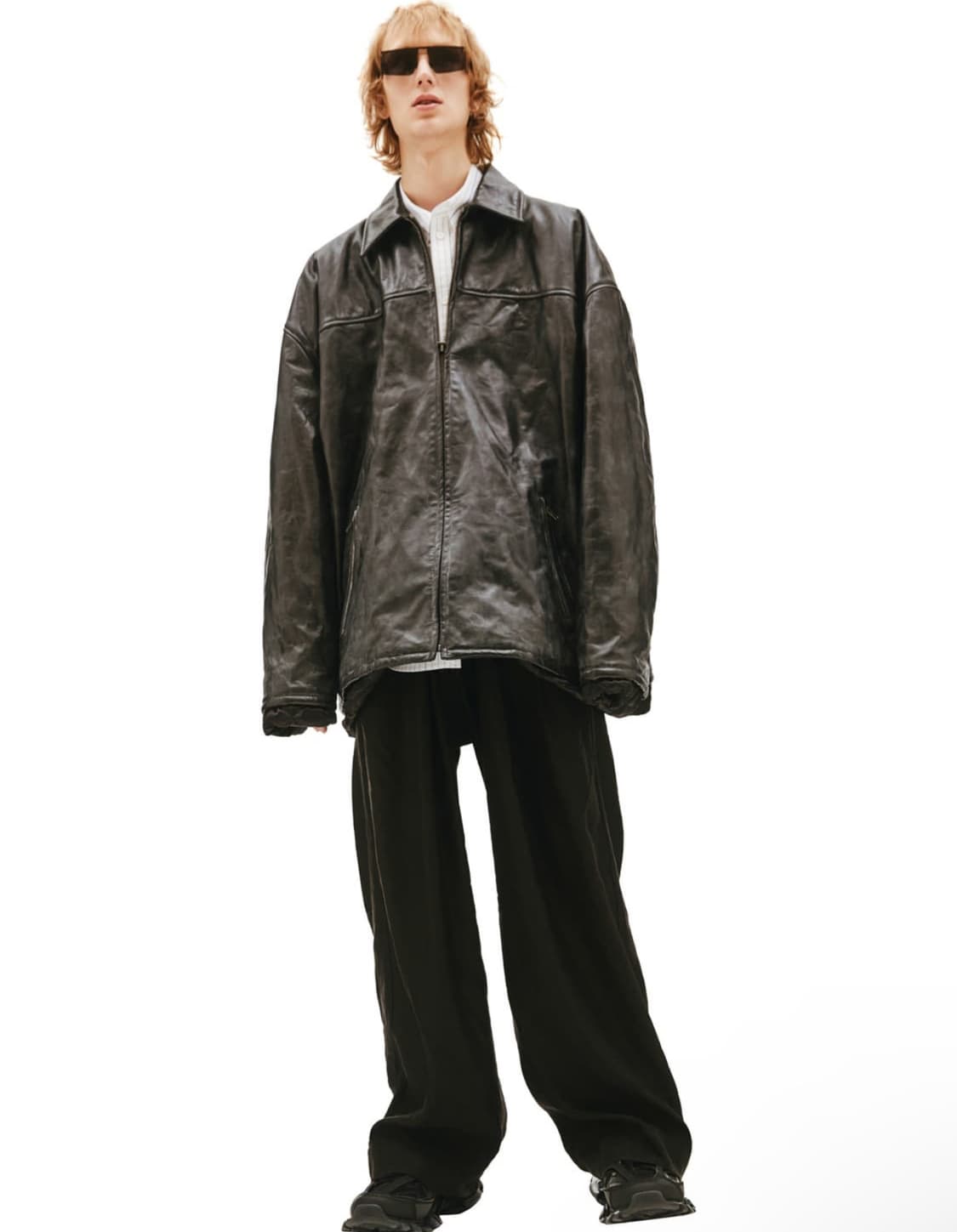 [구매글] 발렌시아가 크링클 패디드 레더자켓 상품이미지2