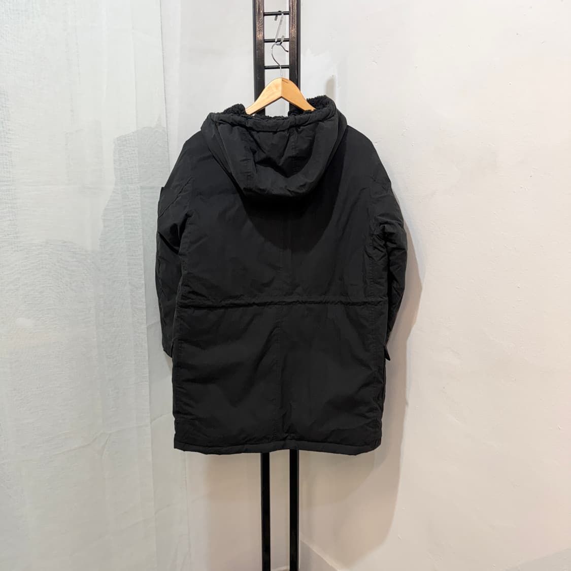 (S)지프 jeep 오리털패딩 덕다운 블랙야상 야상패딩 4028 상품이미지6