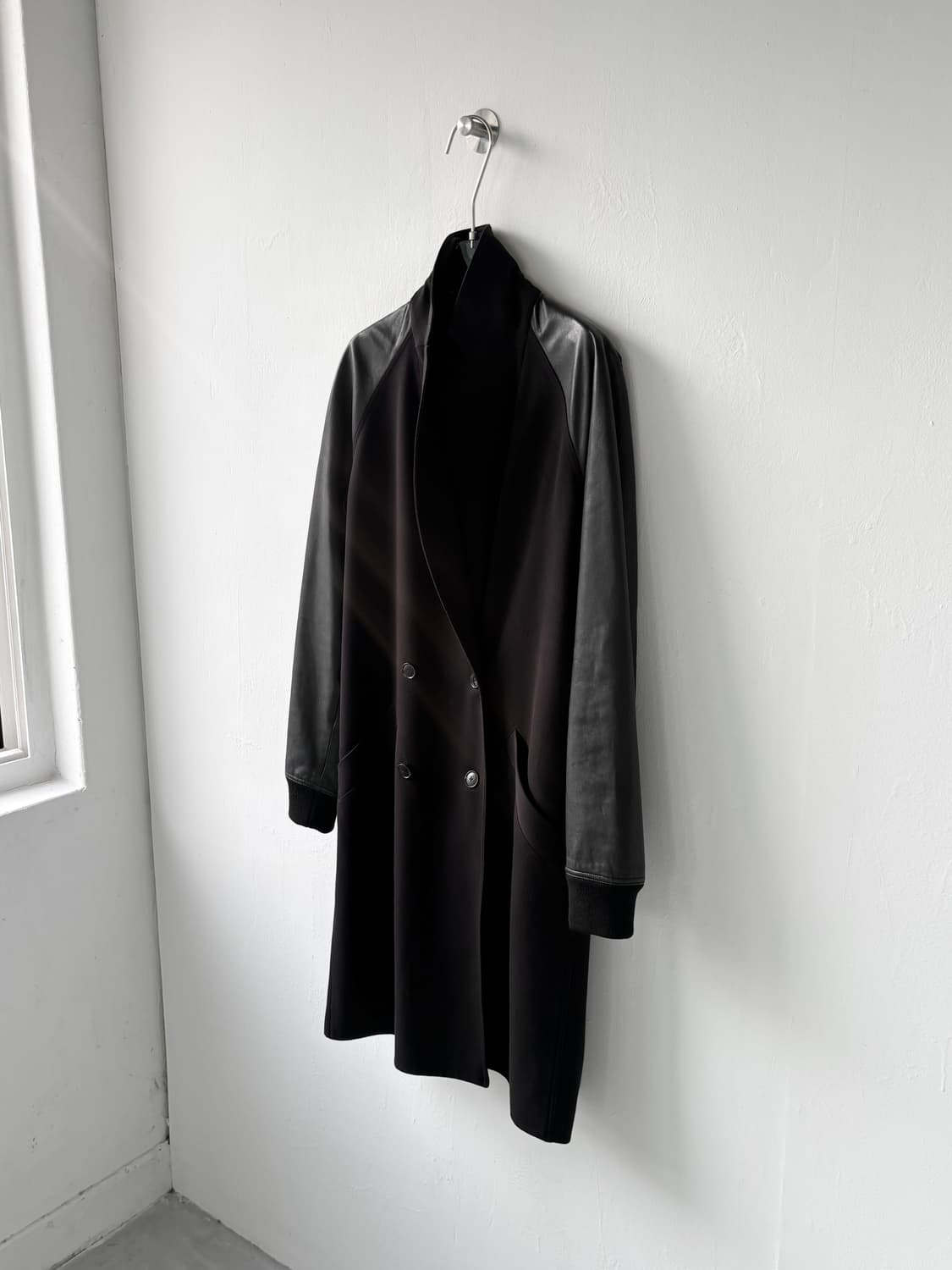 알렉산더왕 레더 암 더블 브레스트 코트  상품이미지5