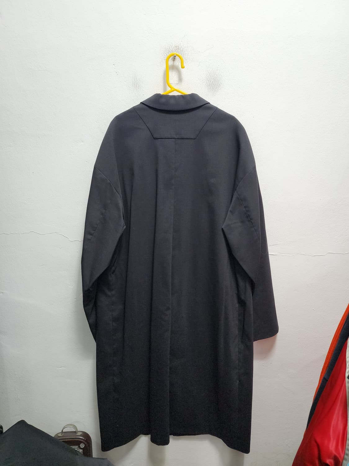 준지 간절기 싱글코트 블랙 상품이미지2