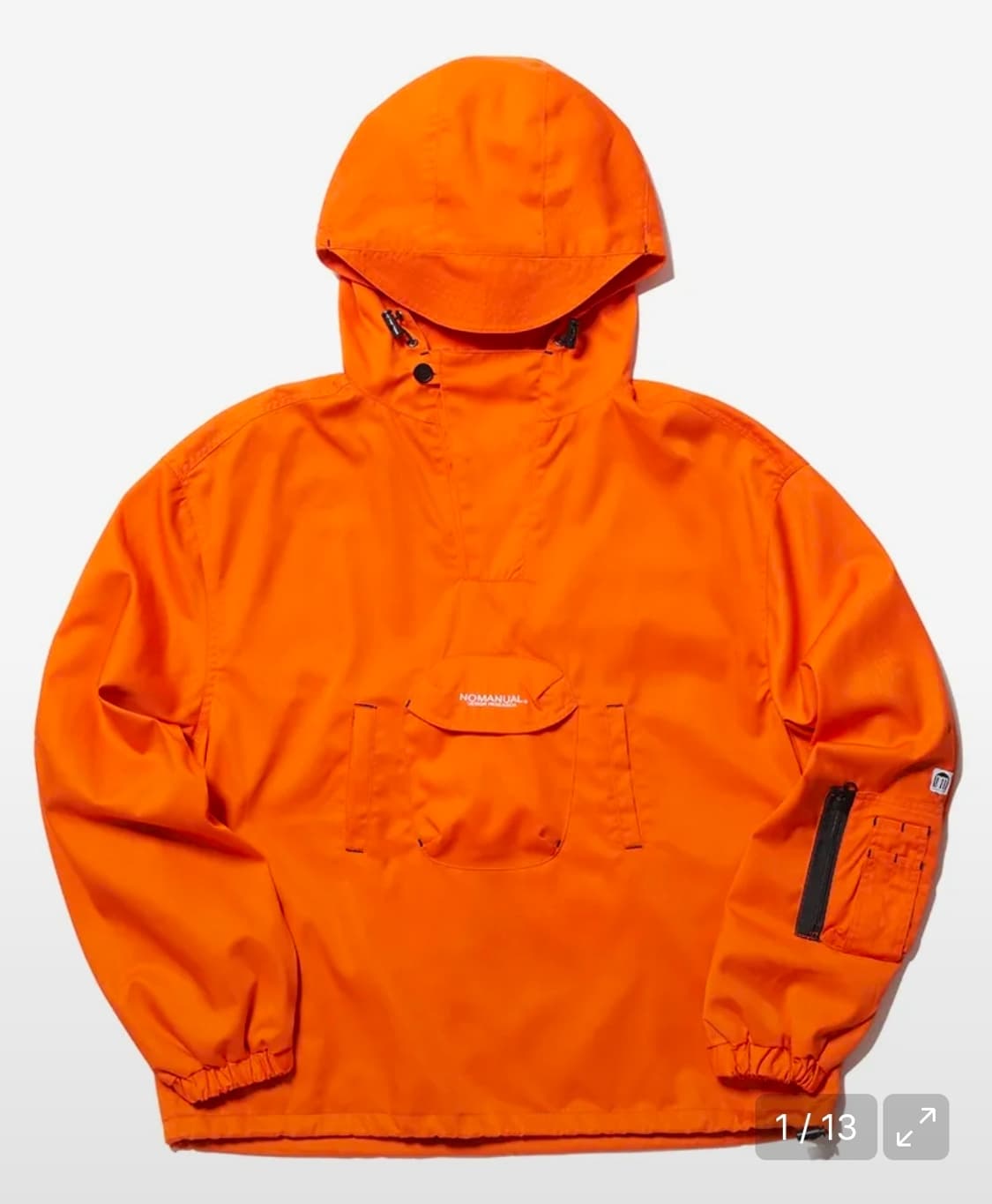 3DP ANORAK JACKET - ORANGE 상품이미지1
