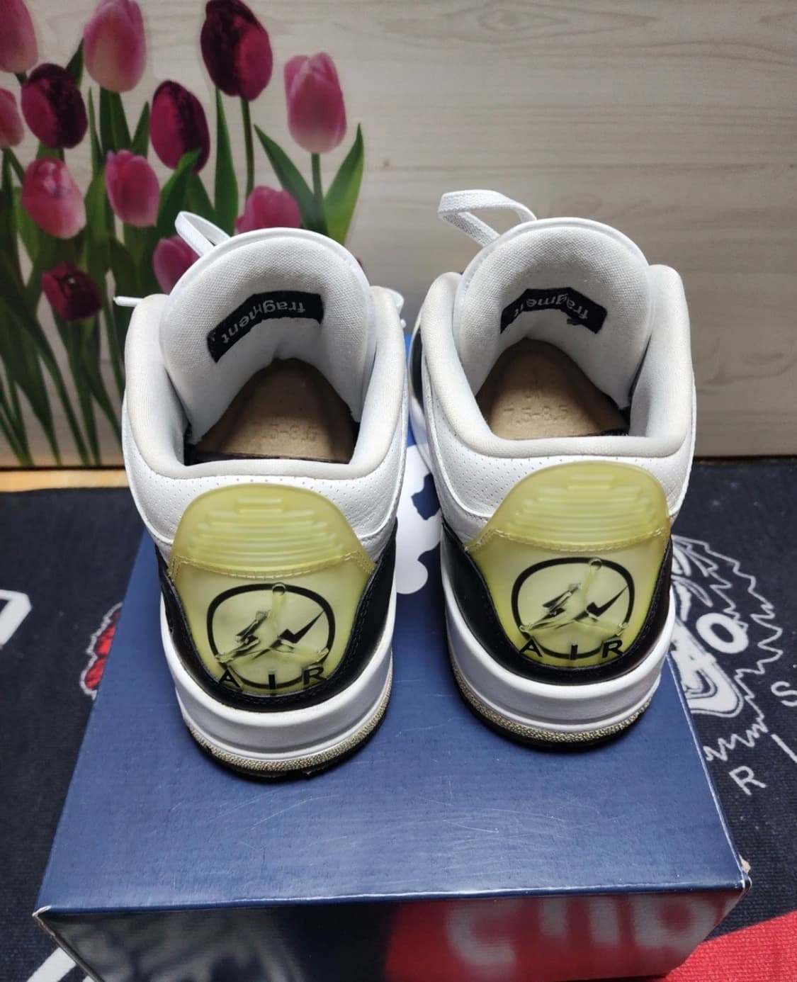 조던3x프라그먼트 SP 블랙화이트 상품이미지3