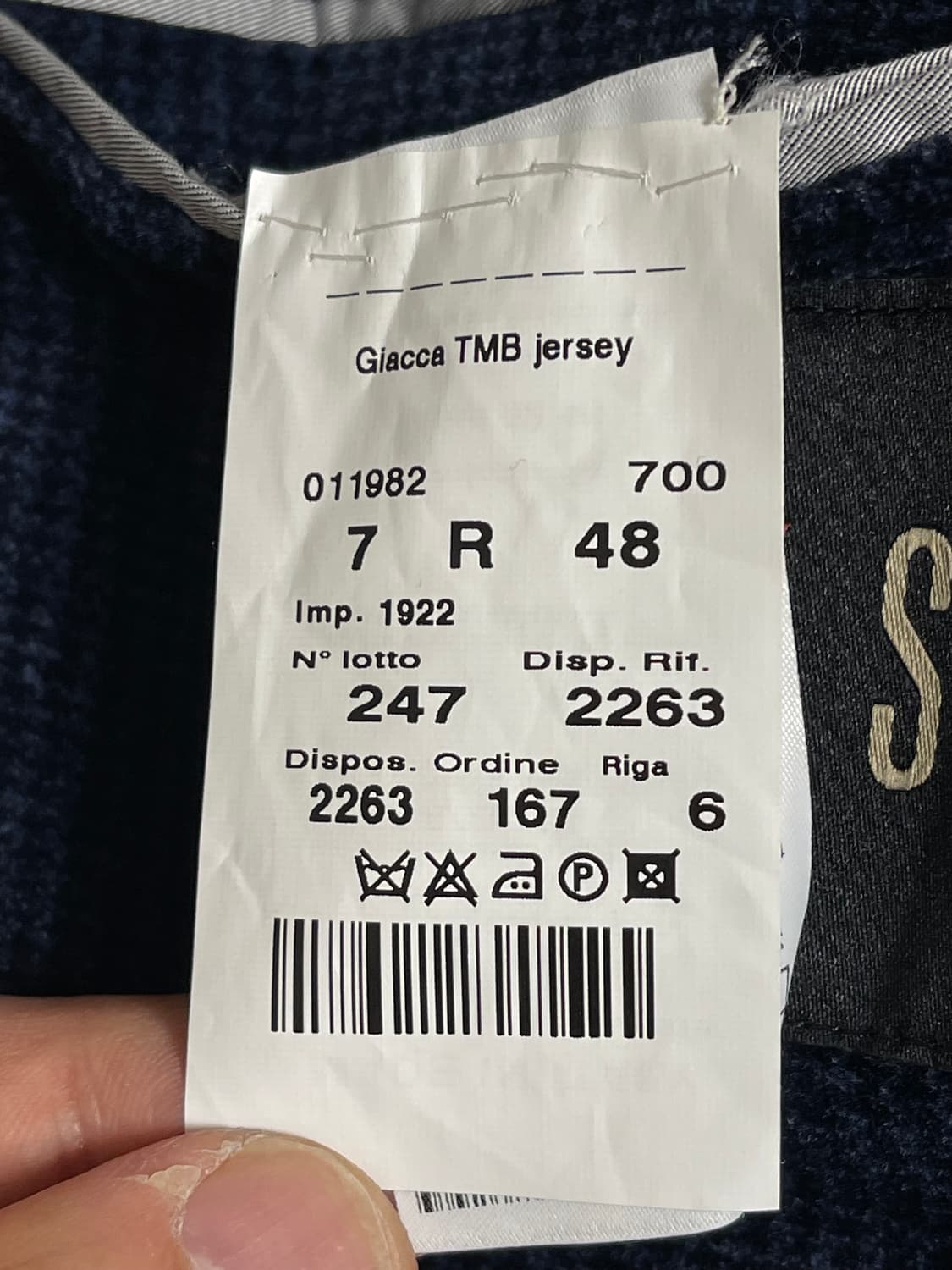 닥스 톰볼리 하운드투스 네이비 콤비자켓 48(100) 상품이미지10