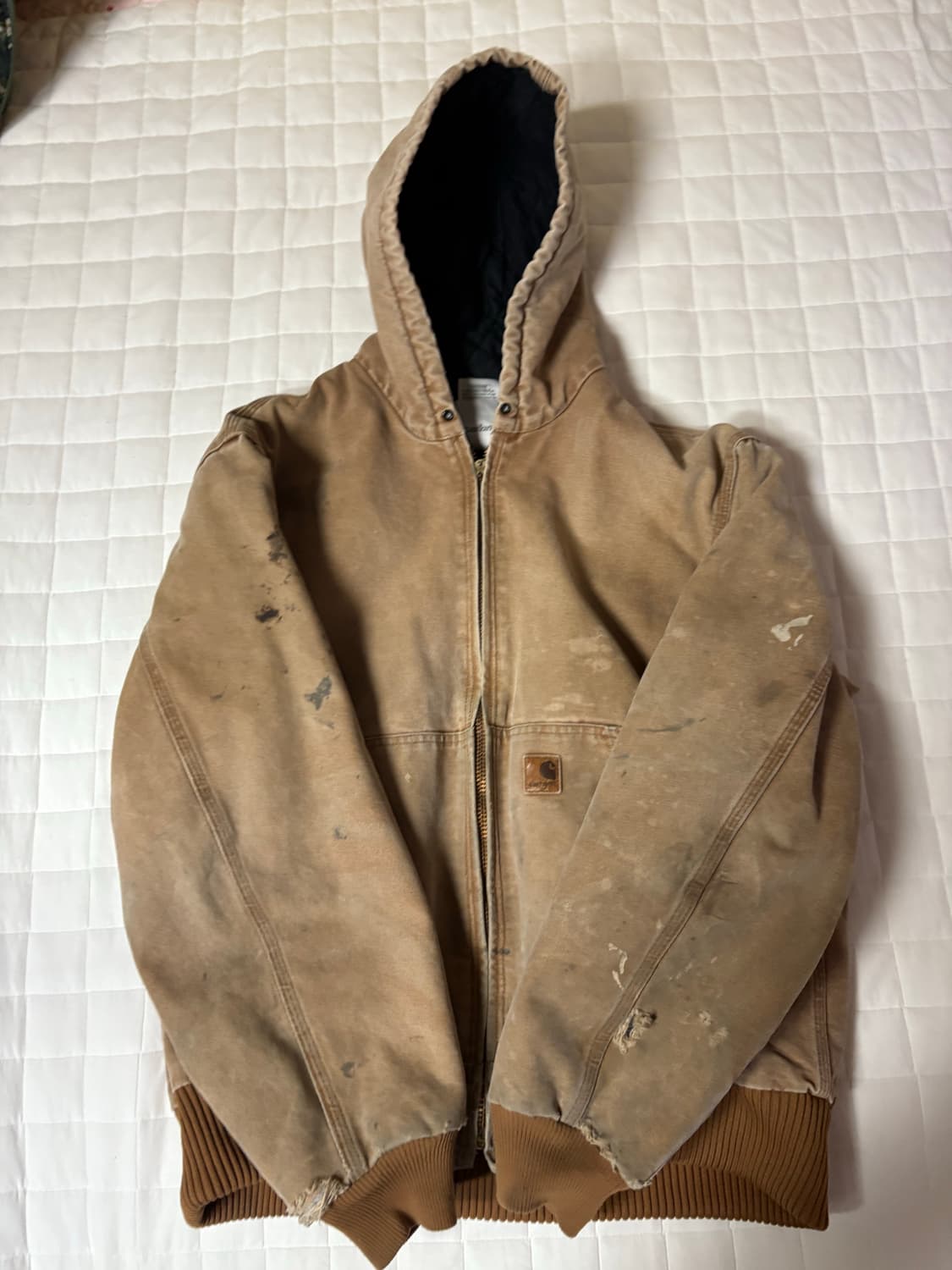 빈티지 칼하트 덕 엑티브 j130자켓 상품이미지3