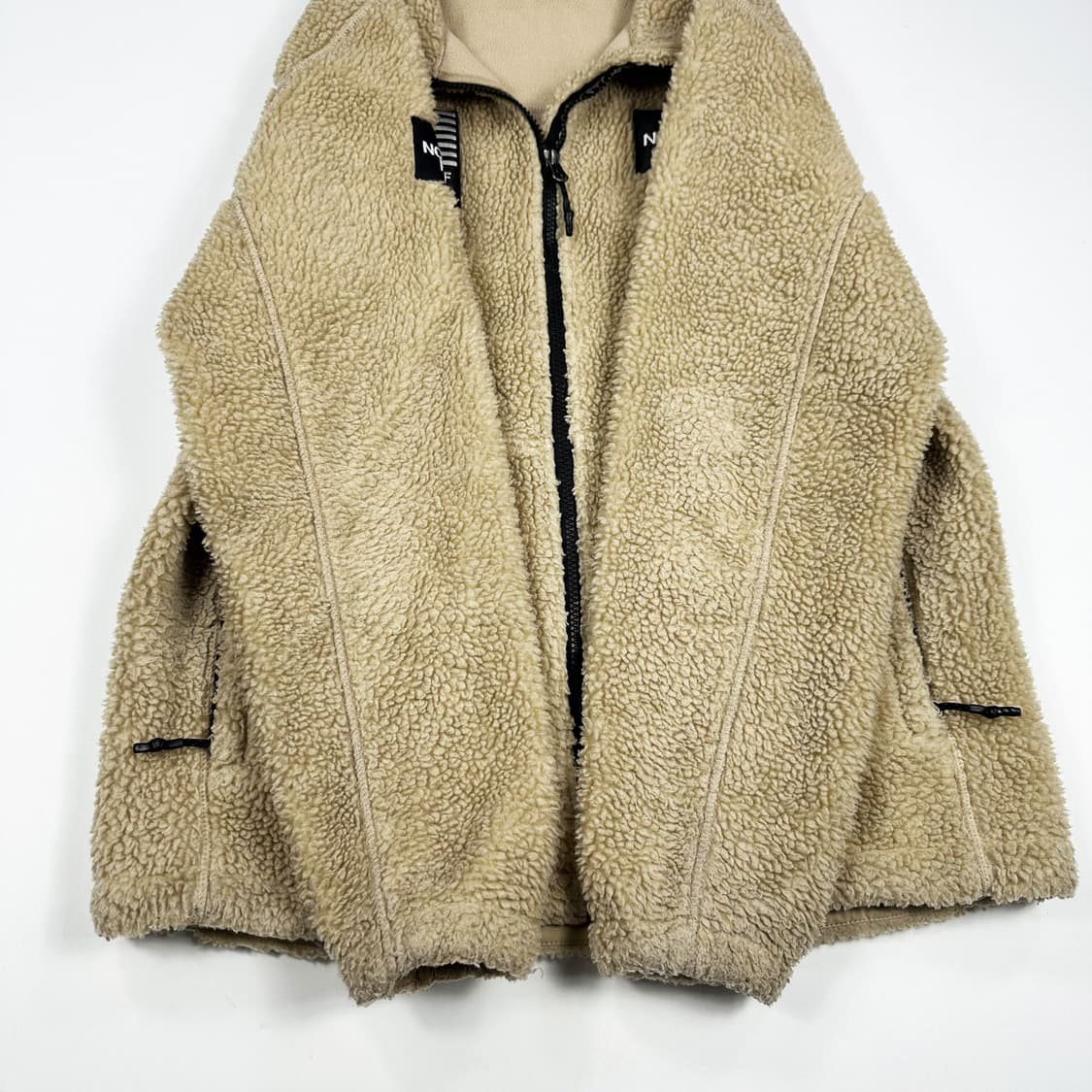 노스페이스 50주년 양털 후리스 베이지 L 상품이미지4
